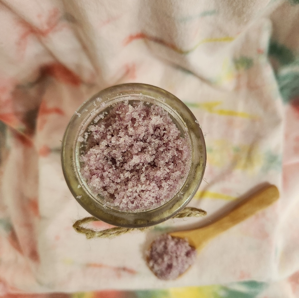 Handmade Lavender Lush hand and body sugar scrub - Picture 3 of 5